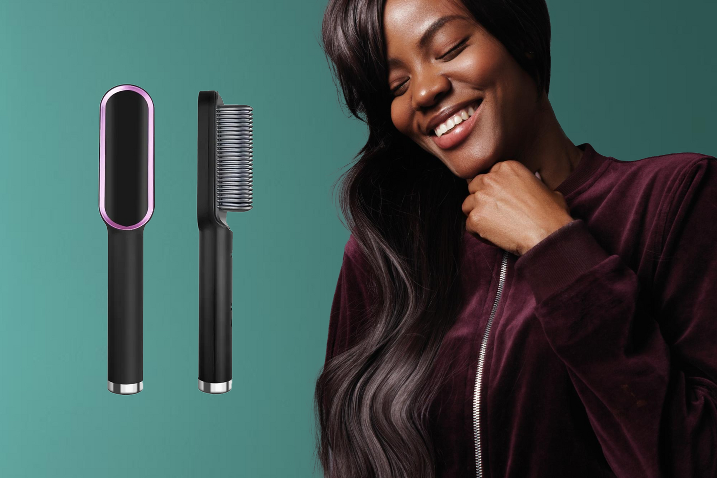 Lisseuse-Brosse Multifonction PerfectHair™