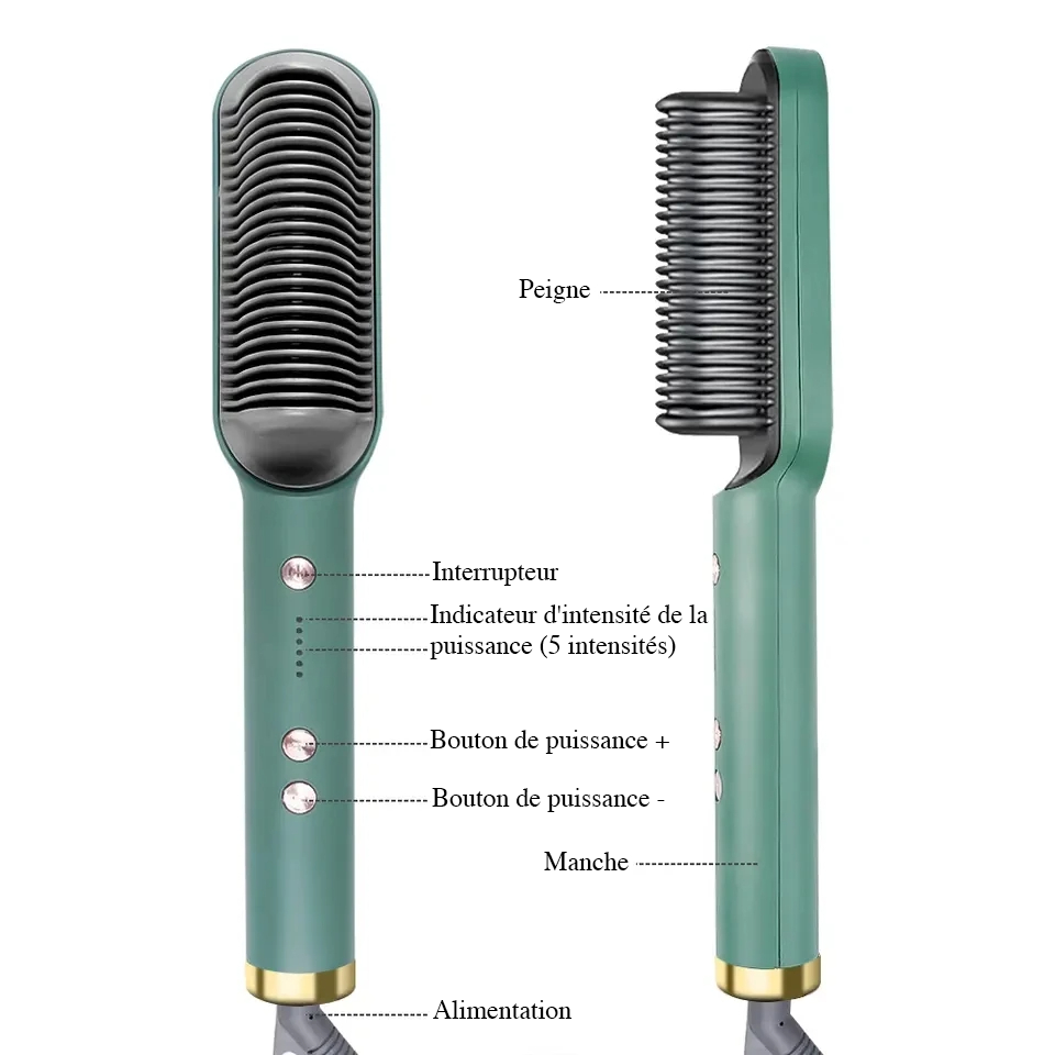 Lisseuse-Brosse Multifonction PerfectHair™